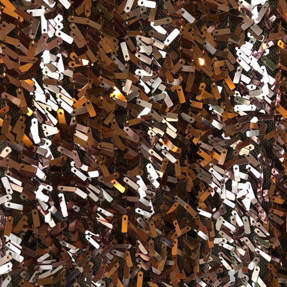 Banana Republic Rose Gold Sequin Cocktail Dress - Picture 4 of 4